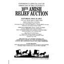 10th Amish Relief Auction